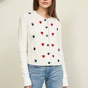 La Ligne Vienna Merino Wool Cardigan